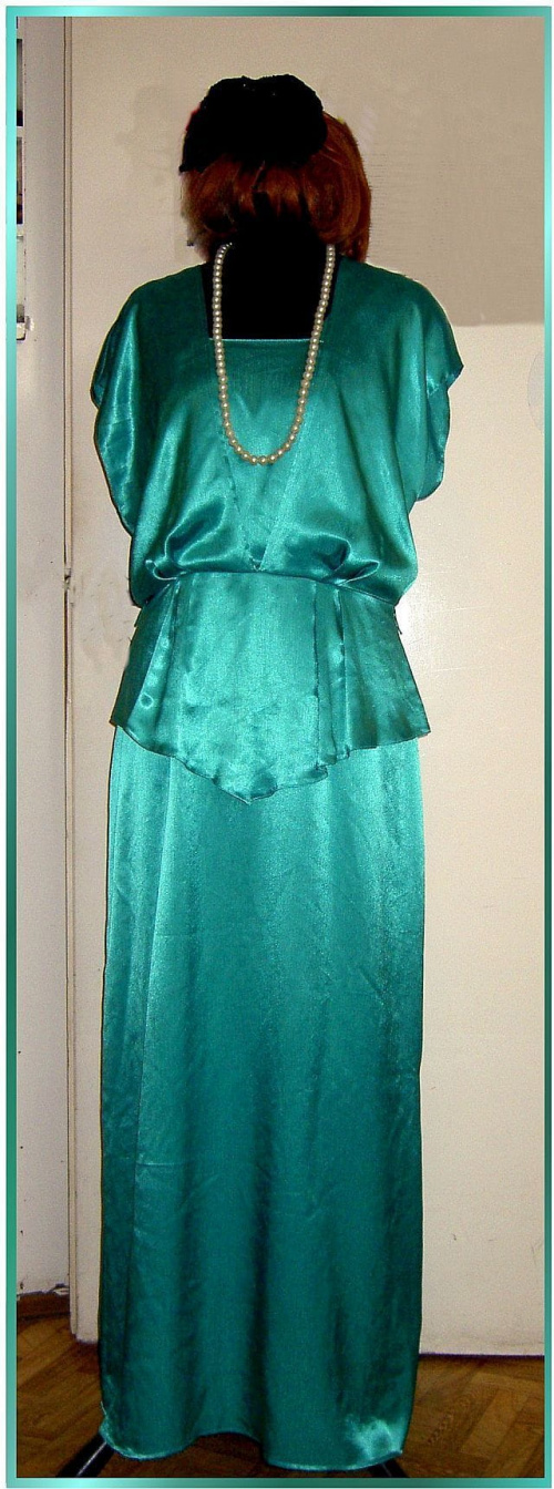Sukienka z lat 30- tych-wariant 2, rozm.40-42 #KostiumyTeatralne #StrojePrzebrania