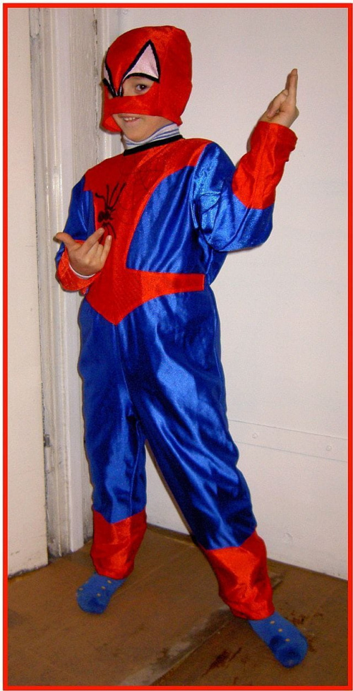Spiderman-Człowiek Pająk, rozm.120-140cm #KostiumyTeatralne #stroje #przebrania