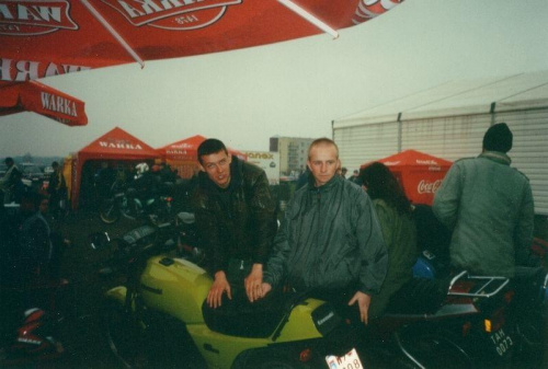 Ja i mój przyjaciel na otwarciu sezonu 2001