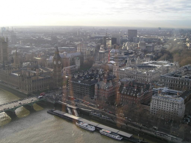 Londyn troche inaczej:) #BigBen #panorama #Parlament #Tamiza #most #Londyn #zegar
