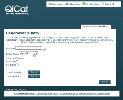 QLcat baza katalogów