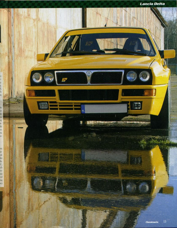 Lancia Delta HF Integrale w czasopiśmie Classic Auto #LanciaDeltaHFIntegrale