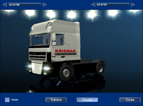 Daf xf 105 firmy krismar