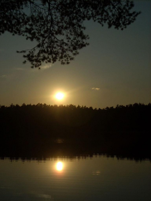 #ZachódSłońca #jezioro #słońce #natura