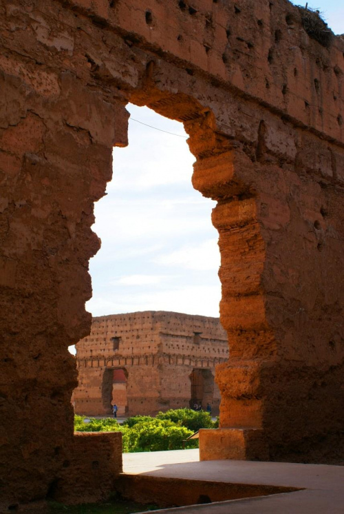 Marrakesz ruiny Palais el-Badi z XVI w. #Marrakesz