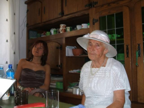 Mama z Wandą - lipiec 2007