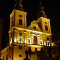 Eger nocą - kościół św. Bernarda #węgry #wycieczka #wino #eger #budapeszt