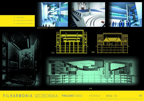 wenancjusz majer dyplom 2002r., filharmonia szczecińska #WenancjuszMajer #IdealConcept #architekt #projektant #wenancjusz