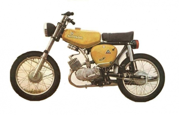 Simson prawie caferacer...