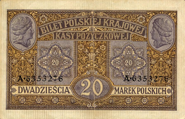 Polska 1914-1918 Generalne Gubernatorstwo Warszawskie Seria-Generał