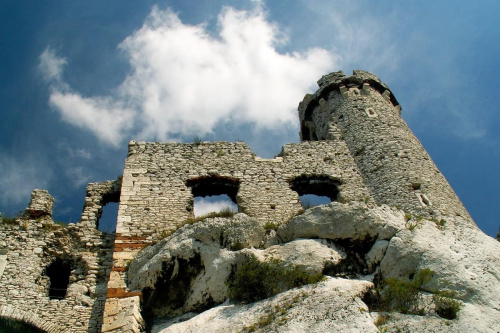 Zamek Ogrodzieniec Podzamcze