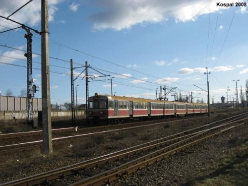 16.02.2008 EN57-1539 jako pociąg osobowy rel.Zielona Góra - Szczecin Gł.