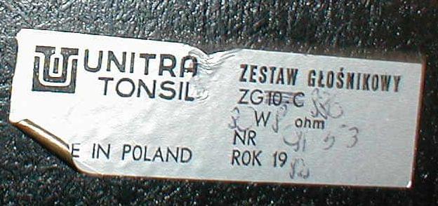 Kolumny Tonsila - identyfikacja