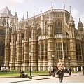 Opactwo Westminster - miejsce koronacji królów. Londyn Kwiecień 2004 #Londyn