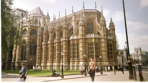 Opactwo Westminster - miejsce koronacji królów. Londyn Kwiecień 2004 #Londyn
