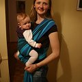 Antek pozyczyl Lenie swoja chuste :)