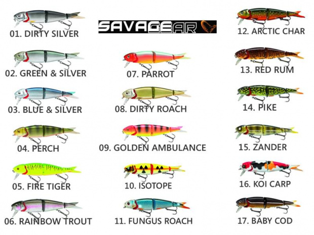 SAVAGE GEAR 4-PLAY JOINTED HERRING LURES