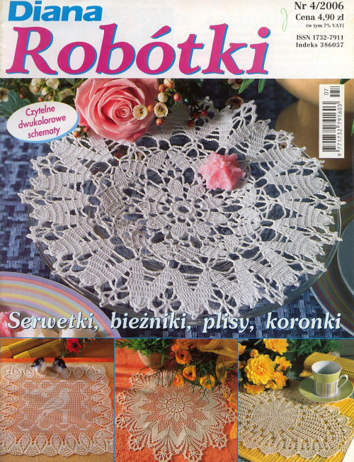 Diana Robótki 2006/04 #Diana #RobótkiRęczne #szydełko #hobby