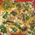 Ziemniaki faszerowane grzybamiPrzepisy: www.foody.pl , WWW.kuron.pl i http://kulinaria.uwrocie.info/ . #DrugieDania #obiad #kulinaria #jedzenie #ziemniaki #grzyby