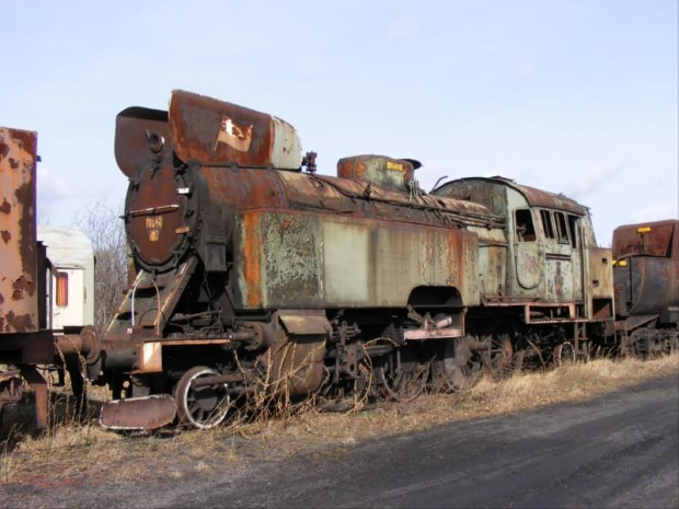 23.02.2008 Muzeum przemysłu i kolejnictwa na Śląsku Wrak TKt48-160