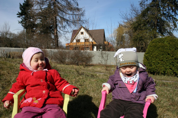 z Karolą w ogródku ;)
