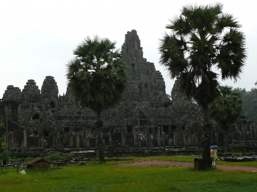 The Bayon, Khmer temple at Angkor in Cambodia