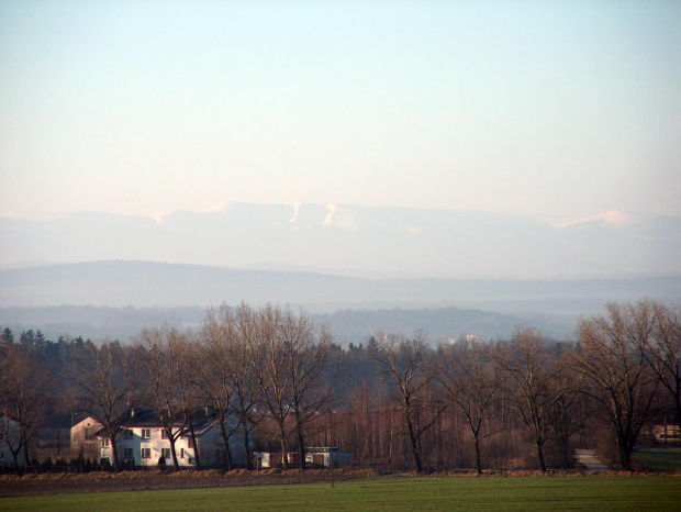 Góry z odległości 50km #przyroda #natura #krajobraz #góry #karkonosze