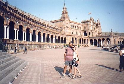 Sewilla - Plaza Espania #Hiszpania #madryt #barcelona #toledo #cordoba #granada #gibraltar #CostaBrava #andaluzja