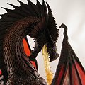 Figurka Colossal Red Dragon Z D&D Minis- największa jak dotychczas w tej grze