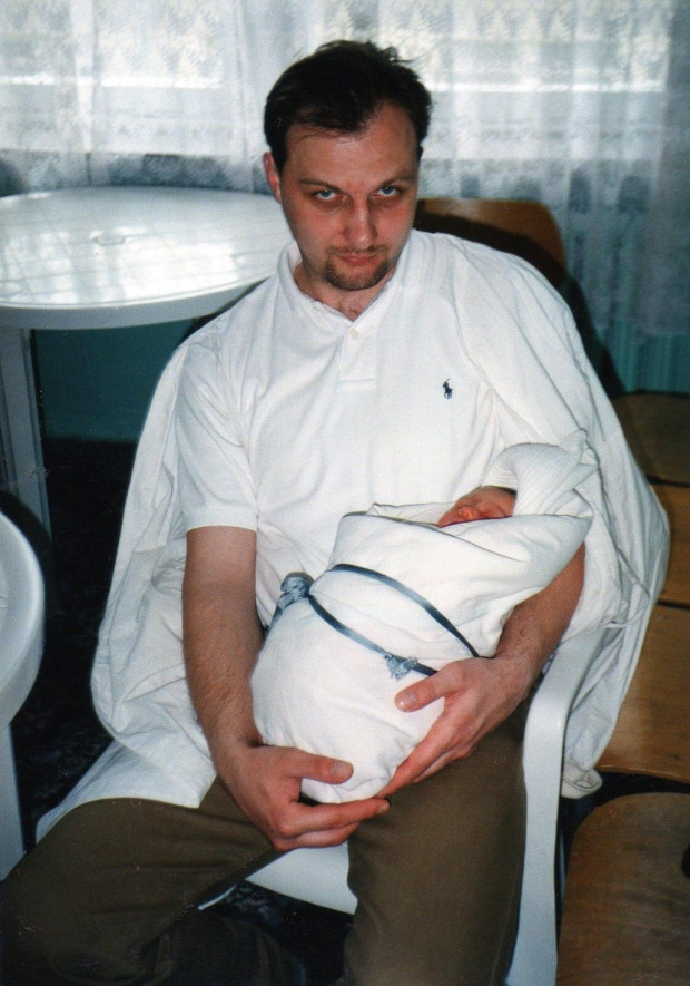 Tak wyglądałem w 1999 urodziny mojej córki Marty