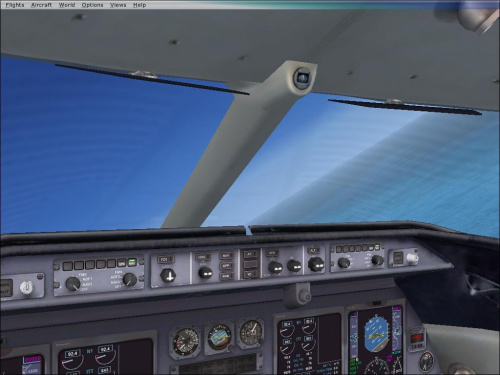 Microsoft Flight Simulator X kokpit Bombardier Learejt 45