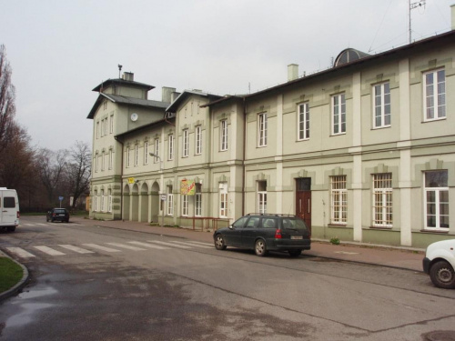 Dworzec PKP w Tomaszowie.