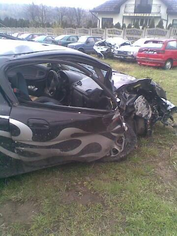 Mazda Gapcia po crashtescie :(