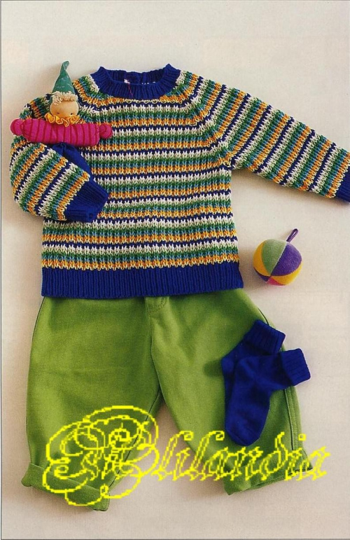 Sandra extra 2007/04 ABC robótek na drutach #swetry #druty #RobótkiRęczne