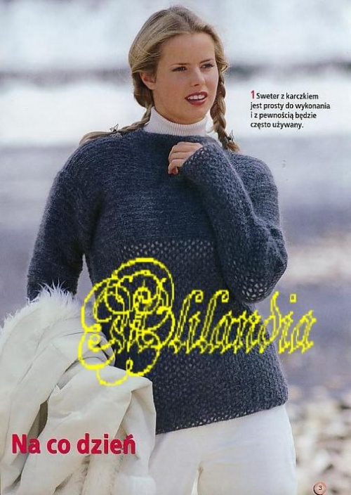 Mała Diana 2008/01 #MałaDiana #RobótkiRęczne #swetry #tunika #szydełko