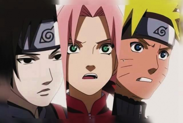 Sai, Sakura i Naruto