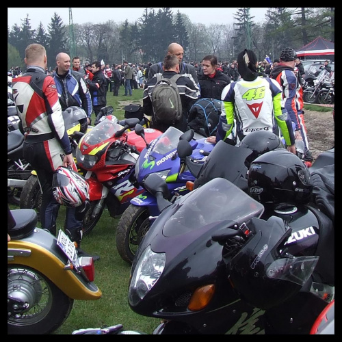 Pielgrzymka Motocyklistow na Jasna Gore 20.04.2008