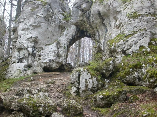 Brama Twardowskiego w Złotym Potoku koło Częstochowy.