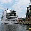 MSC Opera dł. 251m, szer. 28,8m, 2180 pasażerów #Gdynia #port #statek
