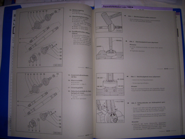 Repleitf LUPO ab 99 Fahrwerk,Achsen,Lenkung .98...4