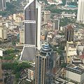 widok z wieży TV (Menara Kuala Lumpur)