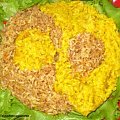 Ryżowe Ying-Yang.Przepisy na : http://www.kulinaria.foody.pl/ , http://www.kuron.com.pl/ i http://kulinaria.uwrocie.info/ #ryż #DodatkiDoIIDań #obiad #jedzenie #kulinaria