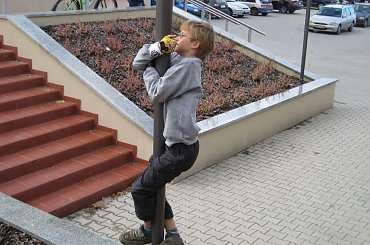 nieciec juz po kontuzji ja jeszcze pare fotek #knhteam #parkour #olsztyn