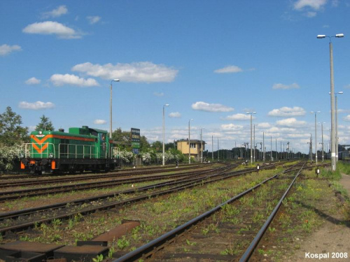 19.05.2008 SM42-960 manewruje po stacji towarowej KoA.