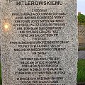 SŁOTWINY gm.Koluszki OBELISK PAMIĘCI PARTYZANTÓW AK POLEGŁYCH NA TERENIE STACJI KOLEJOWEJ W SŁOTWINACH W 1944 roku #Koluszki #Słotwiny #ArmiaKrajowa #StacjaSłotwiny #LeśniczówkaSłotwiny #Pomnik