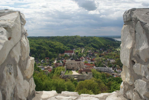 Kazimierz - tym razem widok z baszty na zamek :)