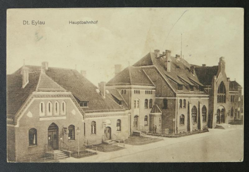 Iława, Deutsch, Eylau, dworzec, bahnhof