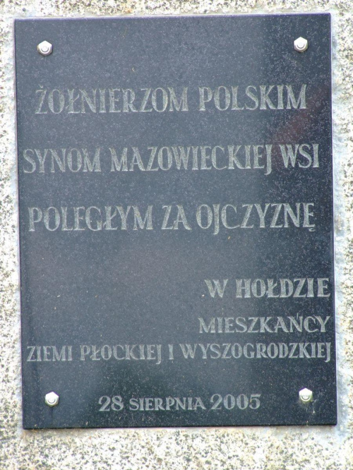 Wyszogród,Pomnik bitwy nad Bzurą