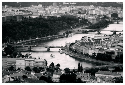 Praga z wieży widokowej #SławomirŁukaszuk #Praga #Lębork #Czechy