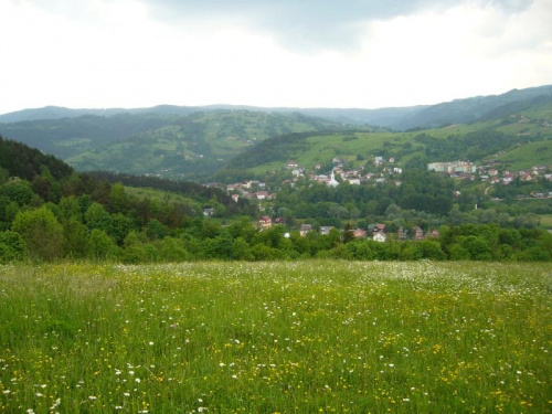 widok spod Bucznika na Piwniczną